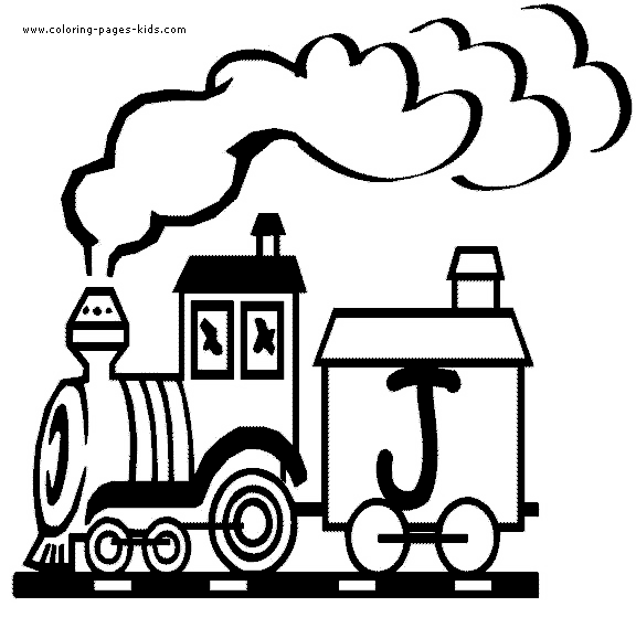 Train Alphabet color page - Coloring pages for kids - educational coloring  pages - printable coloring pages - color pages - kids coloring pages - kid  color page - coloring sheet -