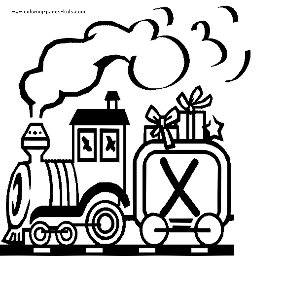 Train Alphabet color page - Coloring pages for kids - educational ...