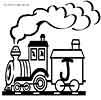 train alphabet letter coloring sheet