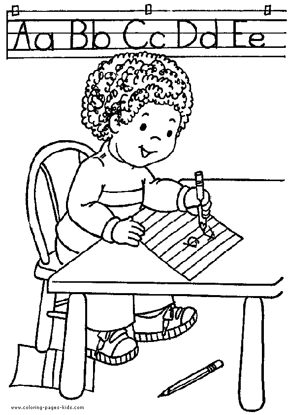 Coloring Pages Learning 10