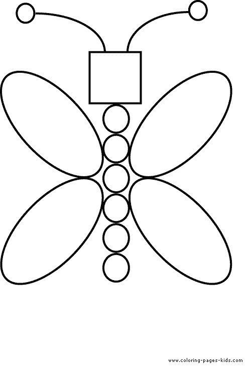 coloring pages of shapes and numbers