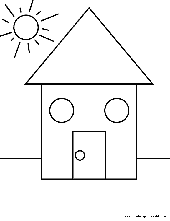 coloring pages of shapes and numbers