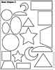 Basic shapes coloring pages