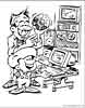 computer wiz kid coloring computer coloring pages