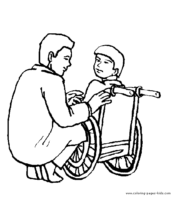 Doctor and child Doctors & Hospital coloring page, family people jobs coloring pages, color plate, coloring sheet,printable coloring picture