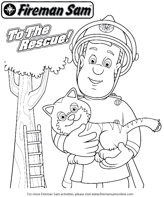 fireman color page, family people jobs coloring pages, color plate, coloring sheet,printable coloring picture