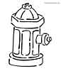Fire Hydrant coloring pages