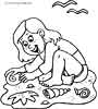 Girls coloring pages