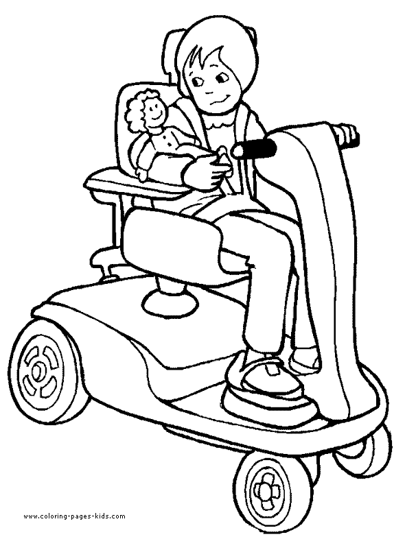Disability color page, family people jobs coloring pages, color plate, coloring sheet,printable coloring picture