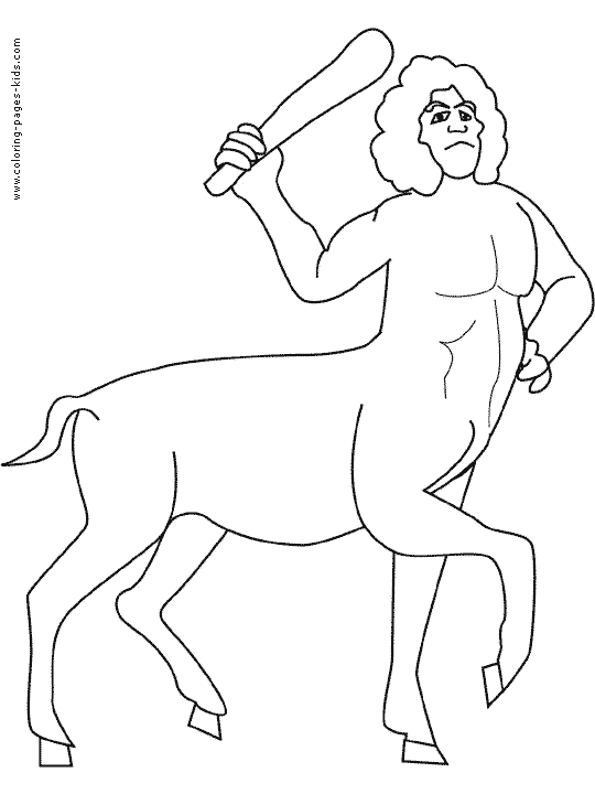 Centaur color page fantasy medieval coloring pages, color plate, coloring sheet,printable coloring picture