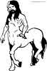 Centaurs coloring pages
