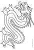 Chinese dragon color sheet