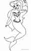 Mermaids coloring pages