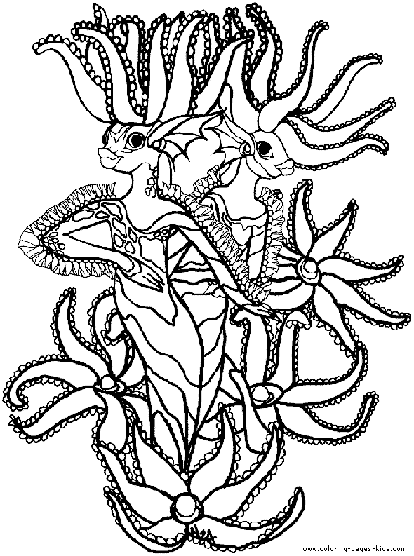 Monster Color Page Coloring Pages For Kids Fantasy Medieval