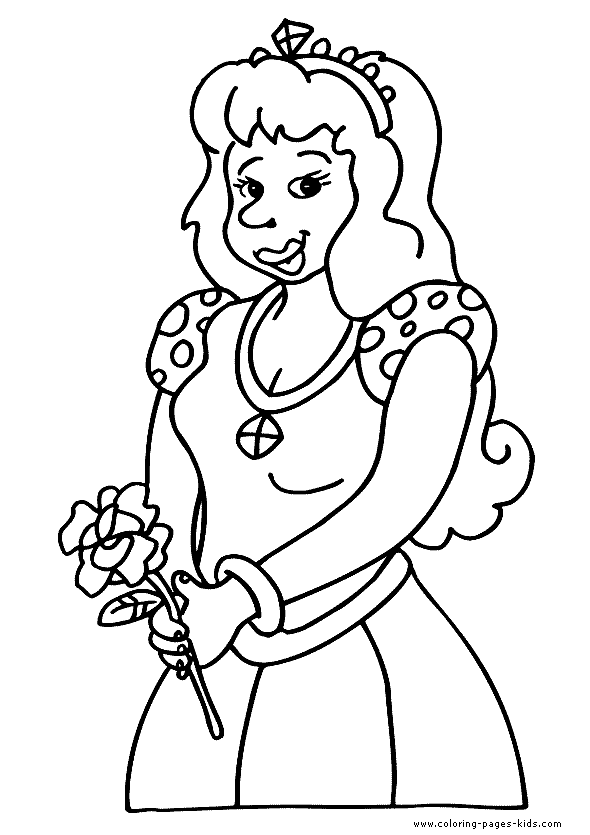 queen and king coloring pages