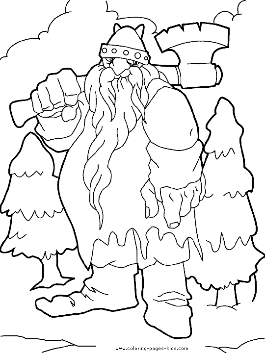 Troll & Giant color page - Coloring pages for kids - Fantasy & Medieval coloring  pages - printable coloring pages - color pages - kids coloring pages - coloring  sheet - coloring