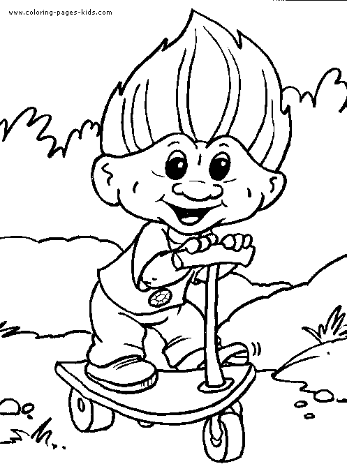 Troll & Giant color page - Coloring pages for kids ...