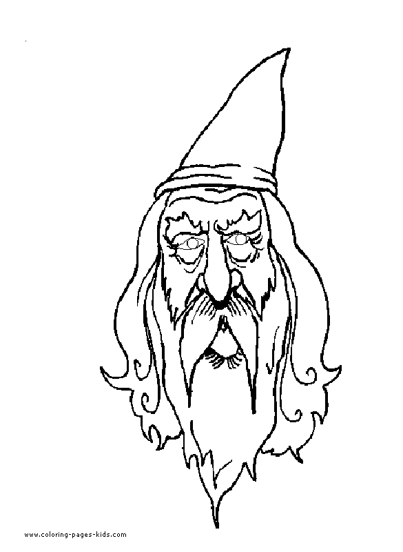 Wizard color page