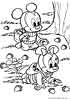 Micky and Minnie coloring page
