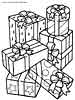 Birthday presents coloring pages