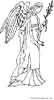 Christmas Angel coloring sheet