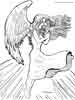 Christmas Angel coloring pages