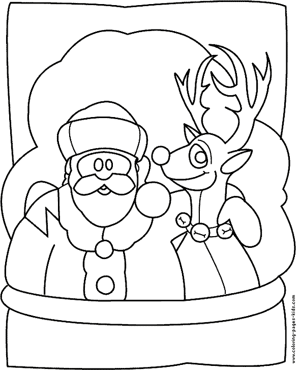 Christmas color page, holiday coloring pages, color plate, coloring sheet,printable color picture