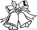 Christmas Bells coloring page