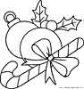 Christmas ornament coloring pages