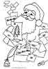 Santa's Letters free coloring pages