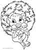 Christmas ornament coloring page