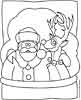 Printable Christmas coloring page