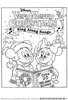 Disney Christmas coloring page