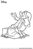 Disney Christmas coloring page for kids to print