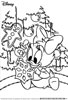 Disney Christmas coloring page for toddlers
