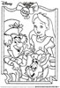 Alice in Wonderland Christmas coloring page