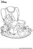 Piglet Christmas coloring page