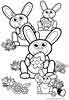 Easter Bunny's coloring sheet