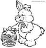 Care bears bunny coloring easter