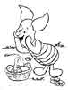 Winnie the Pooh Easter Piglet coloring pages