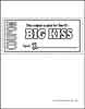 Free big kiss coupon coloring page