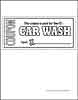 Free car wash coupon coloring page
