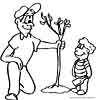 Free Father's Day coloring page for kids
