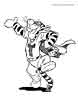 Tigger Halloween coloring page