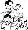 Mother's Day coloring pages for kids