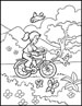 Spring coloring pages for kids