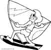 Free summer surfing coloring pages for kids