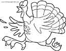 Printable thanksgiving Turkey coloring page for kids