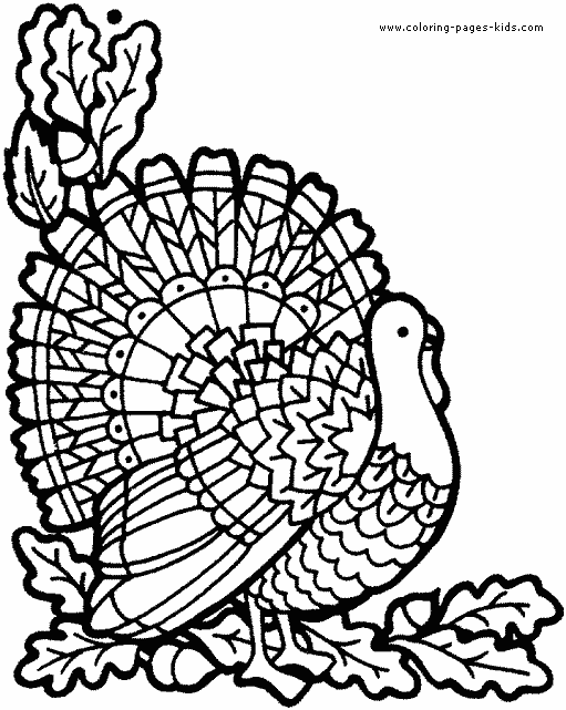 Thanksgiving Turkey coloring