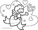 Valentine's day coloring
